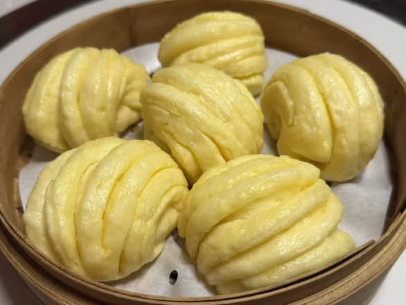 手工奶香花卷（6个）Handmade milk-flavored flower rolls